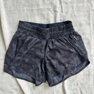 Black Camouflage Women's Shorts